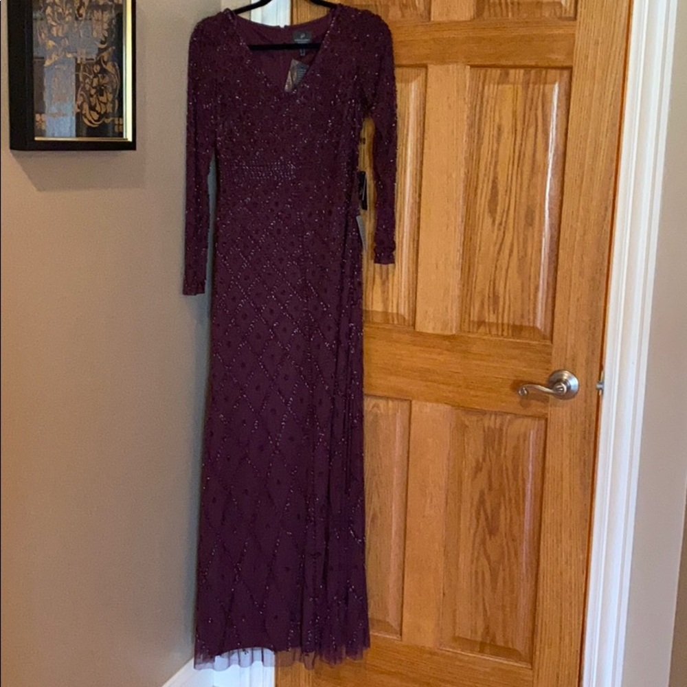 Adrianna Papell long sleeve dress